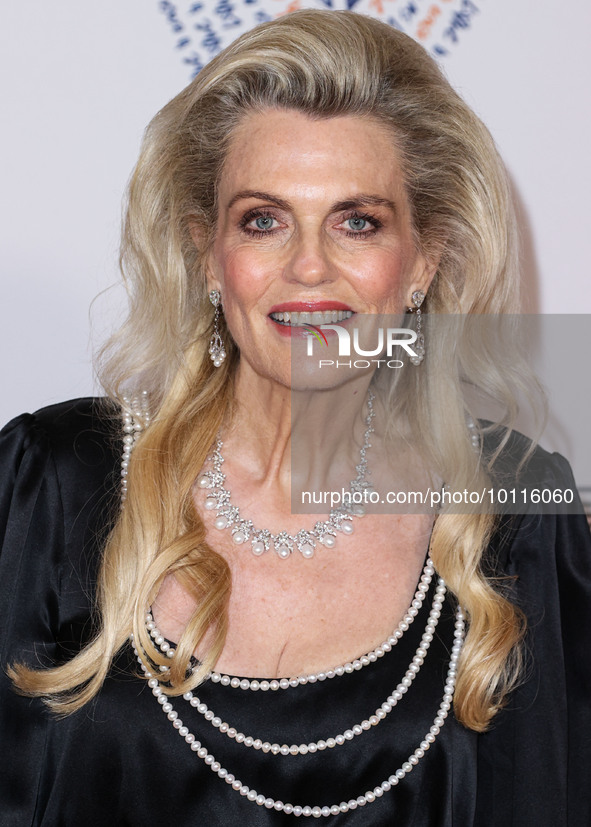 Nancy Davis arrives at the 30th Annual Race To Erase MS Gala held at the Fairmont Century Plaza on June 2, 2023 in Century City, Los Angeles...