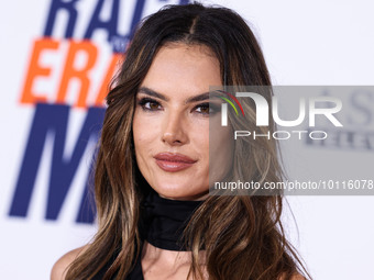 Brazilian model Alessandra Ambrosio arrives at the 30th Annual Race To Erase MS Gala held at the Fairmont Century Plaza on June 2, 2023 in C...