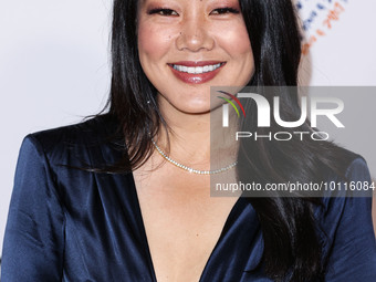 American actress and television personality Crystal Kung Minkoff arrives at the 30th Annual Race To Erase MS Gala held at the Fairmont Centu...