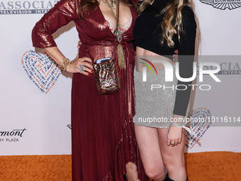 Joely Fisher and daughter True Fisher arrive at the 30th Annual Race To Erase MS Gala held at the Fairmont Century Plaza on June 2, 2023 in...