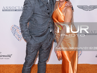 Aaron Phypers and wife Denise Richards arrive at the 30th Annual Race To Erase MS Gala held at the Fairmont Century Plaza on June 2, 2023 in...