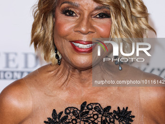 American singer Thelma Houston arrives at the 30th Annual Race To Erase MS Gala held at the Fairmont Century Plaza on June 2, 2023 in Centur...