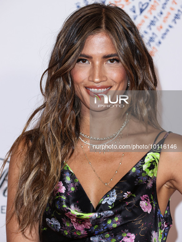 American model Rocky Barnes arrives at the 30th Annual Race To Erase MS Gala held at the Fairmont Century Plaza on June 2, 2023 in Century C...