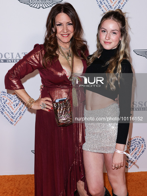 Joely Fisher and daughter True Fisher arrive at the 30th Annual Race To Erase MS Gala held at the Fairmont Century Plaza on June 2, 2023 in...