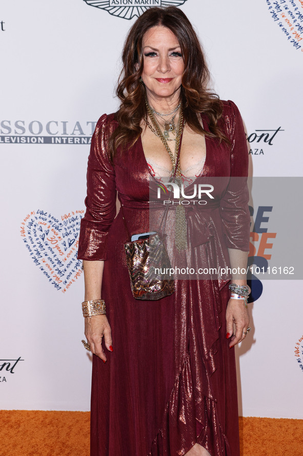 American actress and singer Joely Fisher arrives at the 30th Annual Race To Erase MS Gala held at the Fairmont Century Plaza on June 2, 2023...