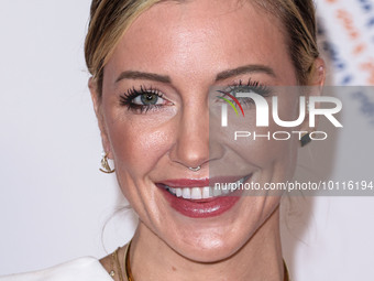 American actress Katie Cassidy arrives at the 30th Annual Race To Erase MS Gala held at the Fairmont Century Plaza on June 2, 2023 in Centur...