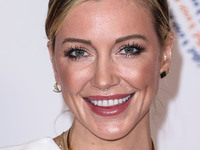 American actress Katie Cassidy arrives at the 30th Annual Race To Erase MS Gala held at the Fairmont Century Plaza on June 2, 2023 in Centur...