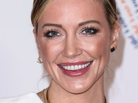 American actress Katie Cassidy arrives at the 30th Annual Race To Erase MS Gala held at the Fairmont Century Plaza on June 2, 2023 in Centur...