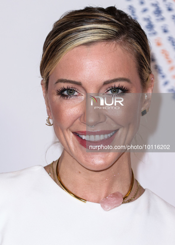 American actress Katie Cassidy arrives at the 30th Annual Race To Erase MS Gala held at the Fairmont Century Plaza on June 2, 2023 in Centur...