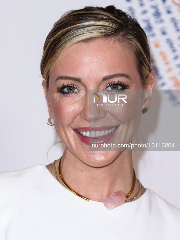 American actress Katie Cassidy arrives at the 30th Annual Race To Erase MS Gala held at the Fairmont Century Plaza on June 2, 2023 in Centur...