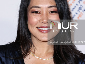 American actress and television personality Crystal Kung Minkoff arrives at the 30th Annual Race To Erase MS Gala held at the Fairmont Centu...