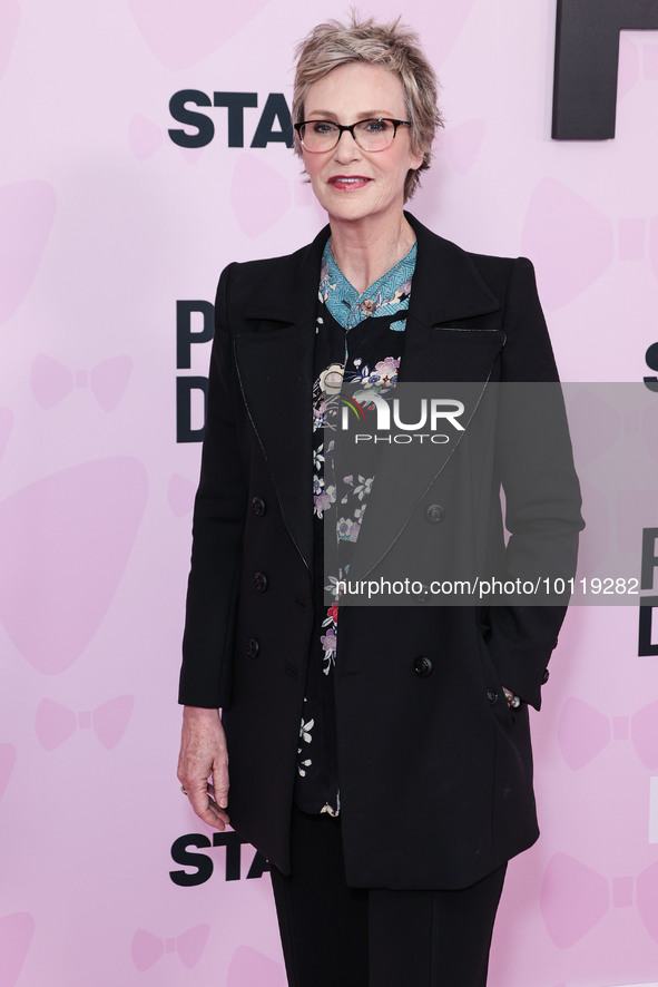 American actress, comedian and singer Jane Lynch arrives at STARZ's 'Party Down' Season 3 FYC Screening Event held at the Hollywood Athletic...