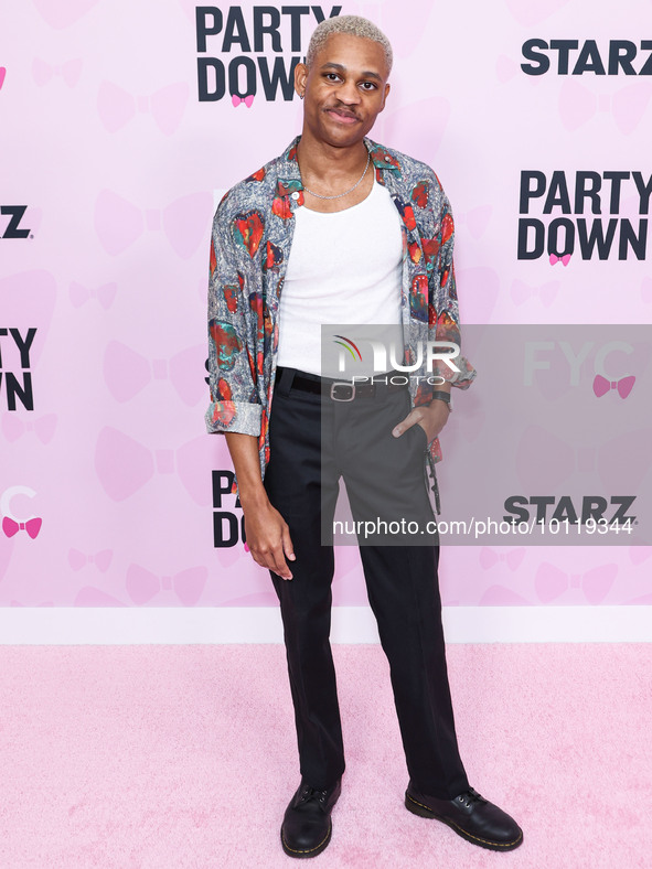 American actor Tyrel Jackson Williams arrives at STARZ's 'Party Down' Season 3 FYC Screening Event held at the Hollywood Athletic Club on Ju...