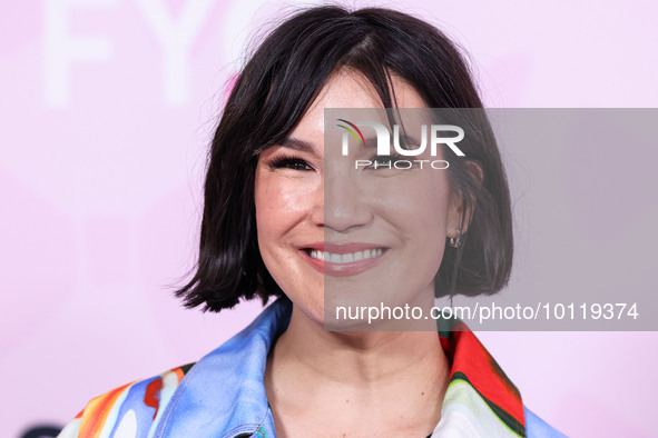 American television and stage actress and screenwriter Zoe Chao arrives at STARZ's 'Party Down' Season 3 FYC Screening Event held at the Hol...