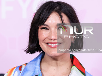 American television and stage actress and screenwriter Zoe Chao arrives at STARZ's 'Party Down' Season 3 FYC Screening Event held at the Hol...