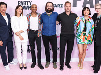 Ken Marino, Tyrel Jackson Williams, Jennifer Garner, Martin Starr, Ryan Hansen, Zoe Chao and Jane Lynch arrive at STARZ's 'Party Down' Seaso...