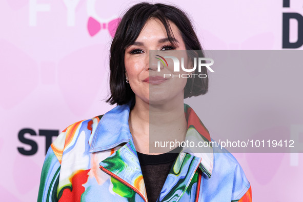 American television and stage actress and screenwriter Zoe Chao arrives at STARZ's 'Party Down' Season 3 FYC Screening Event held at the Hol...