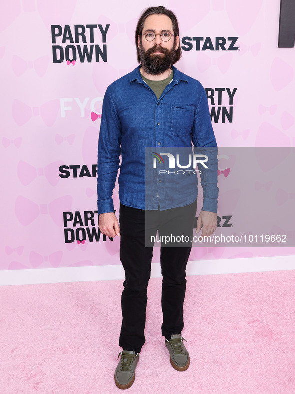 American actor Martin Starr arrives at STARZ's 'Party Down' Season 3 FYC Screening Event held at the Hollywood Athletic Club on June 3, 2023...