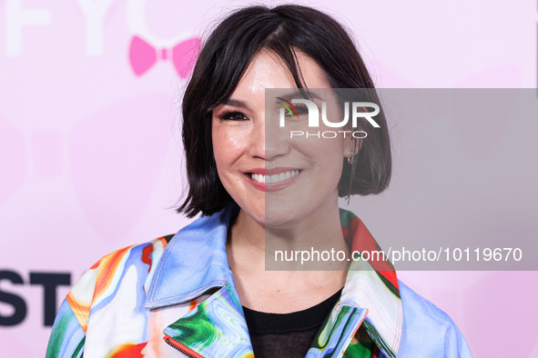 American television and stage actress and screenwriter Zoe Chao arrives at STARZ's 'Party Down' Season 3 FYC Screening Event held at the Hol...