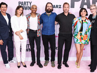 Ken Marino, Tyrel Jackson Williams, Jennifer Garner, Martin Starr, Ryan Hansen, Zoe Chao and Jane Lynch arrive at STARZ's 'Party Down' Seaso...