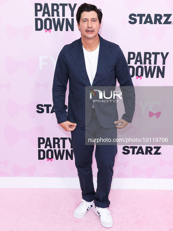 American actor, comedian, director and screenwriter Ken Marino arrives at STARZ's 'Party Down' Season 3 FYC Screening Event held at the Holl...