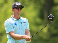 Seamus Power of Waterford, Ireland lines up his shot from the 18th tee during The Memorial Tournament presented by Workday at Muirfield Vill...