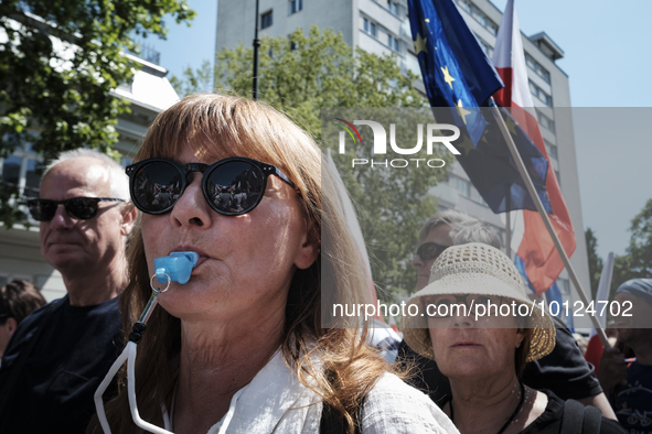 Pro-democratic march in Warsaw gathered up to 500k participants (according to organisers), led by Donald Tusk, former Prime Minister of Pola...