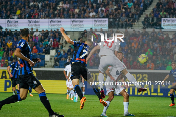 Teun Koopmeiners (#7 Atalanta BC) score goal during Atalanta BC against AC Monza, Serie A, at Gewiss Stadium on June 04th, 2023. 
