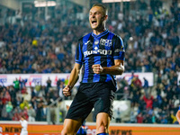 Teun Koopmeiners (#7 Atalanta BC) goal celebrate during Atalanta BC against AC Monza, Serie A, at Gewiss Stadium on June 04th, 2023. (