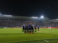 Team Atalanta BC goal celebrate during Atalanta BC against AC Monza, Serie A, at Gewiss Stadium on June 04th, 2023. (
