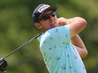 Seamus Power of Waterford, Ireland hits from the 18th tee during The Memorial Tournament presented by Workday at Muirfield Village Golf Club...