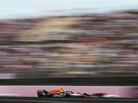 Sergio Perez of Mexico driving the (11) Oracle Red Bull Racing RB19 during practice ahead of the F1 Grand Prix of Spain at Circuit de Barcel...