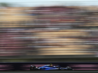 Logan Sargeant of United States driving the (2) Williams FW45  during practice ahead of the F1 Grand Prix of Spain at Circuit de Barcelona-C...