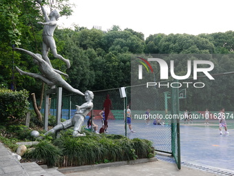  A general view of Hubei Three Gorges Vocational College in Yichang, Hubei Province, China, June 13, 2023. On June 13, 2023, the National De...