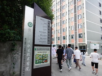  A general view of Hubei Three Gorges Vocational College in Yichang, Hubei Province, China, June 13, 2023. On June 13, 2023, the National De...