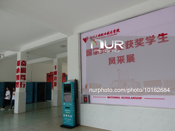  A general view of Hubei Three Gorges Vocational College in Yichang, Hubei Province, China, June 13, 2023. On June 13, 2023, the National De...