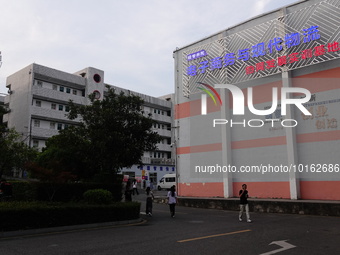  A general view of Hubei Three Gorges Vocational College in Yichang, Hubei Province, China, June 13, 2023. On June 13, 2023, the National De...