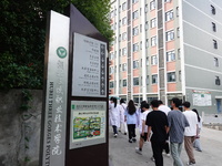  A general view of Hubei Three Gorges Vocational College in Yichang, Hubei Province, China, June 13, 2023. On June 13, 2023, the National De...