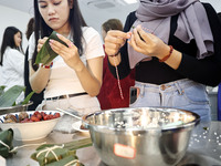 Teachers and students from the School of Environmental and Biological Engineering at Nantong Vocational College of Science and Technology te...