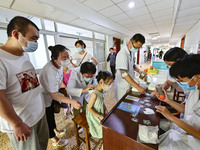 

At the Rehabilitation Department of Traditional Chinese Medicine of the People's Hospital in Qingzhou City, Shandong Province, China, a me...