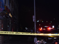 Multiple people stabbed early in the morning in Queens, New York, United States on July 14, 2023. Two people were reportedly stabbed outside...