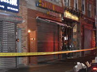 Multiple people stabbed early in the morning in Queens, New York, United States on July 14, 2023. Two people were reportedly stabbed outside...