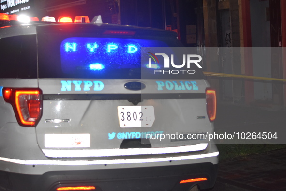 Multiple people stabbed early in the morning in Queens, New York, United States on July 14, 2023. Two people were reportedly stabbed outside...