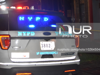 Multiple people stabbed early in the morning in Queens, New York, United States on July 14, 2023. Two people were reportedly stabbed outside...