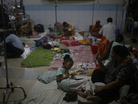 Patients suffering from dengue fever being treated at a government hospital in Dhaka, Bangladesh on July 20. 2023. More than 100 people have...