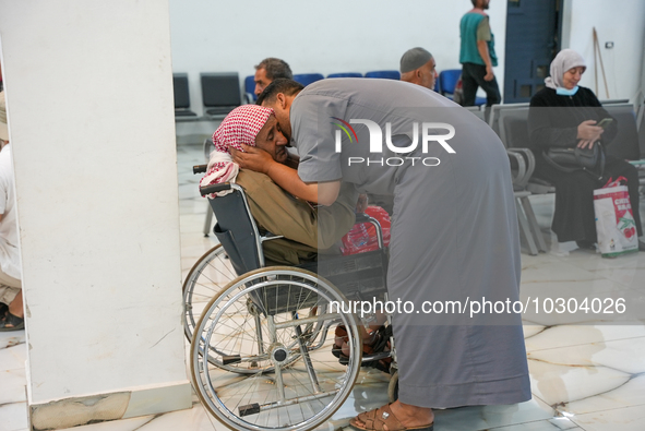 On the morning of July 26, 2023, dozens of Syrian patients at the Bab al-Hawa border crossing with Turkey prepared to enter Turkish territor...