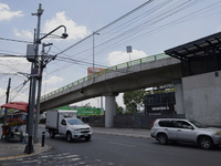 Panoramic view of a pole with loudspeakers of the Mexican Seismic Alert System (SASMEX) in Mexico City, which has been in operation for thre...