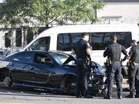 According to the New York City Police Department, preliminarily according to the 911 call, eight people were struck by a vehicle in the Bron...