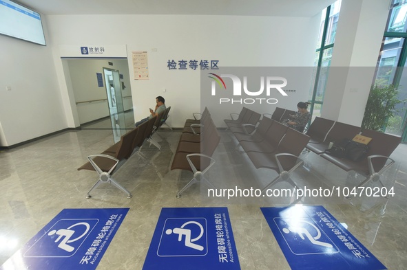 Citizens wait for treatment at Hangzhou Rehabilitation Hospital in Hangzhou, east China's Zhejiang province, Sept 6, 2023. 