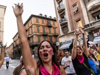 08/09/2023 Torino, Italy.
 Demonstration against femicides organized by the feminist collective ''Non Una di meno'' in Turin.
Italy is one o...